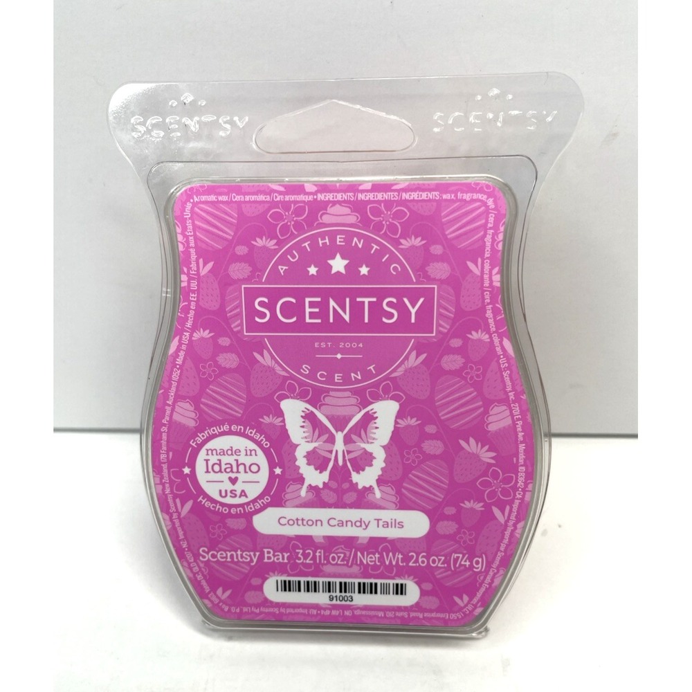Scentsy Wax Bars Cotton Candy Tails ~ Discontinued